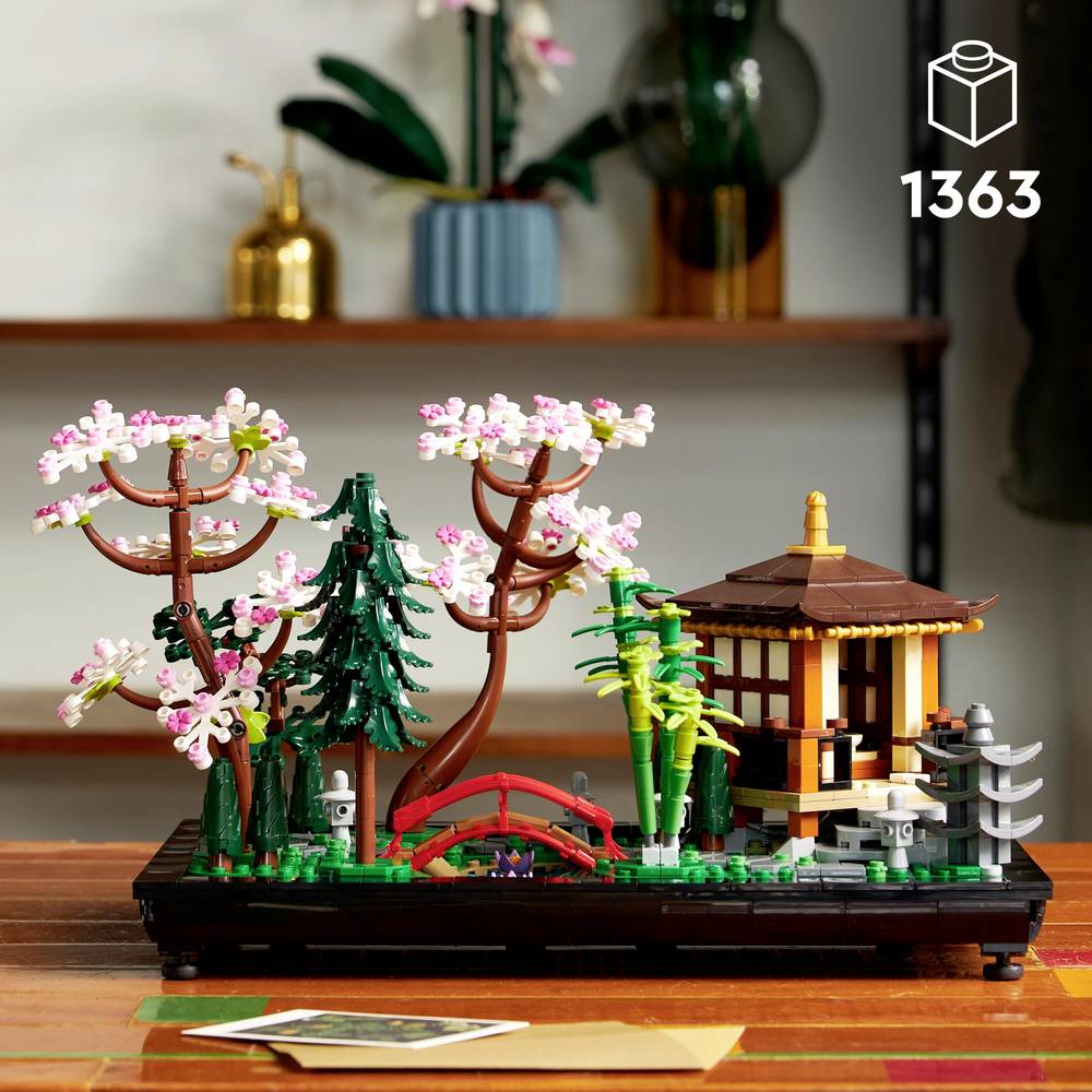 ليجو مكعبات بناء الحديقة الهادئة مكعبات التركيب LEGO