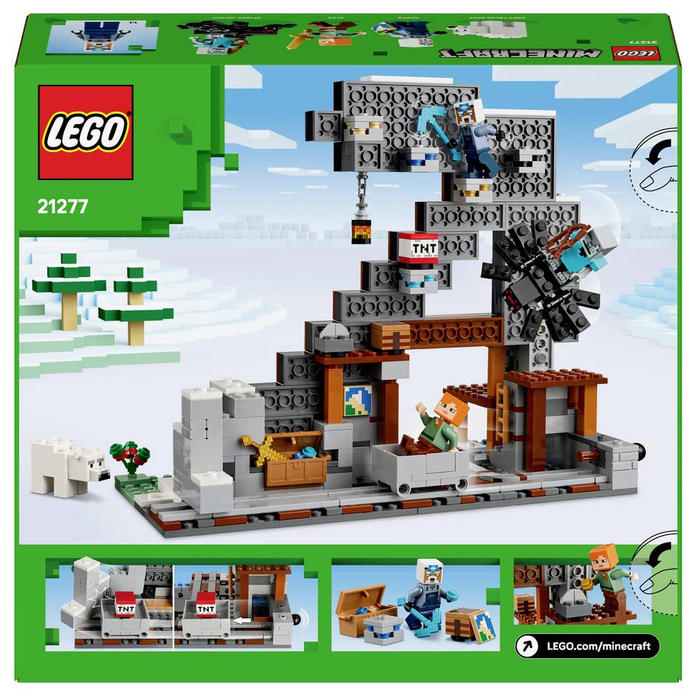 ليجو 21277 ماين كرافت لعبة منجم المعول مكعبات التركيب LEGO
