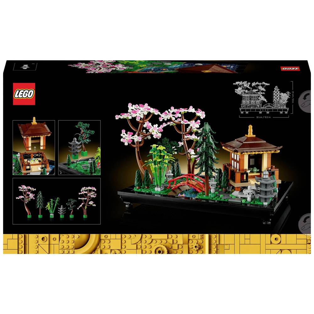 ليجو مكعبات بناء الحديقة الهادئة مكعبات التركيب LEGO