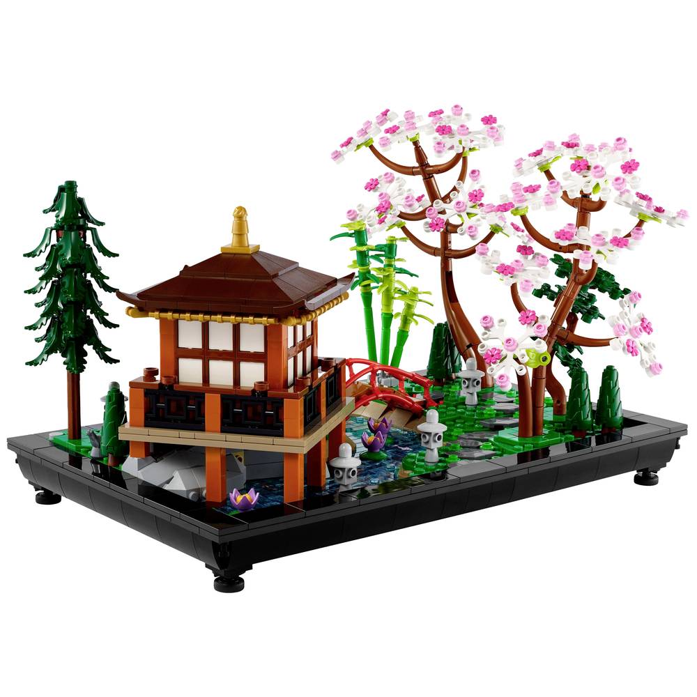 ليجو مكعبات بناء الحديقة الهادئة مكعبات التركيب LEGO