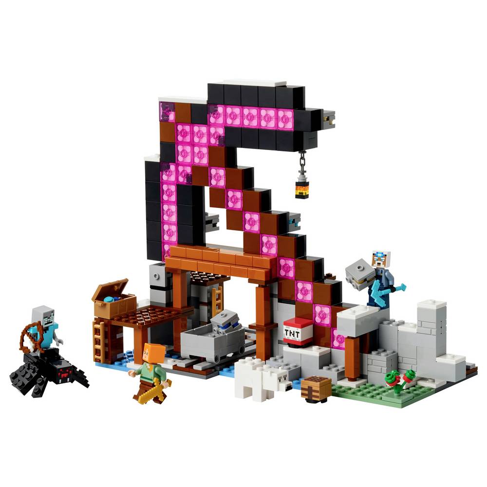 ليجو 21277 ماين كرافت لعبة منجم المعول مكعبات التركيب LEGO