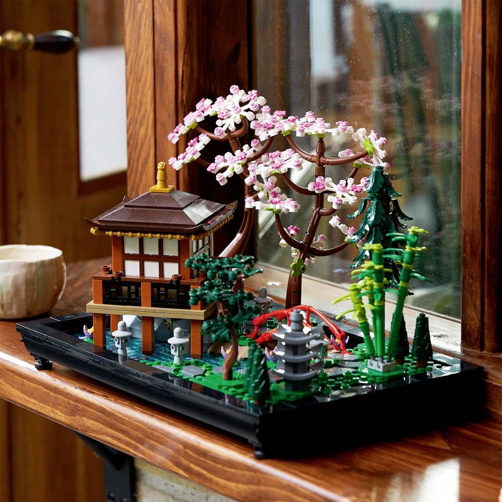 ليجو مكعبات بناء الحديقة الهادئة مكعبات التركيب LEGO