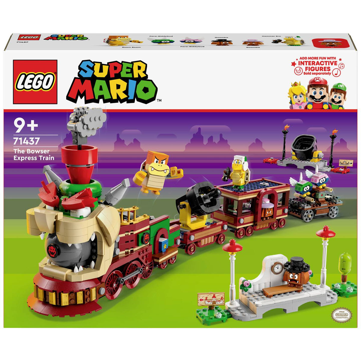 ليجو سوبر ماريو ألعاب قطار باوزر إكسبريس مكعبات التركيب LEGO