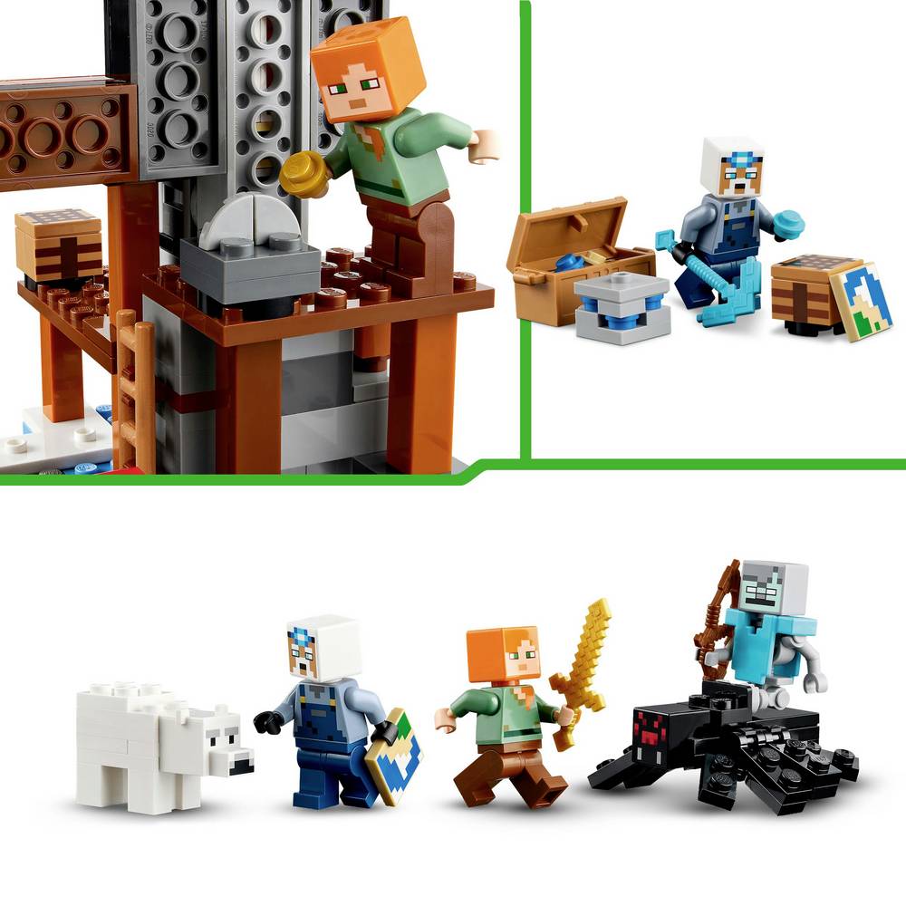 ليجو 21277 ماين كرافت لعبة منجم المعول مكعبات التركيب LEGO