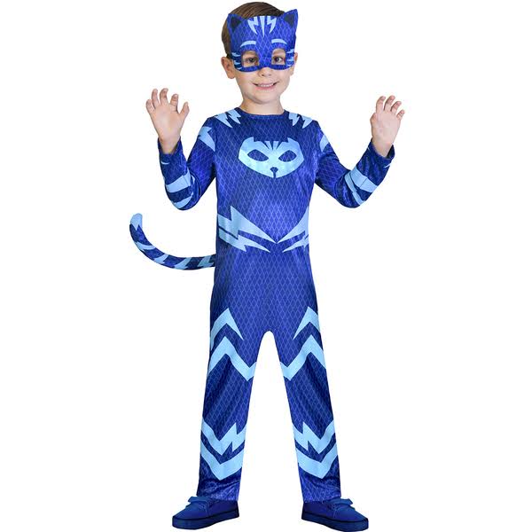 امسكان زي بي جي ماسك كات بوي 3-4 سنوات الملابس التنكرية PJ Masks