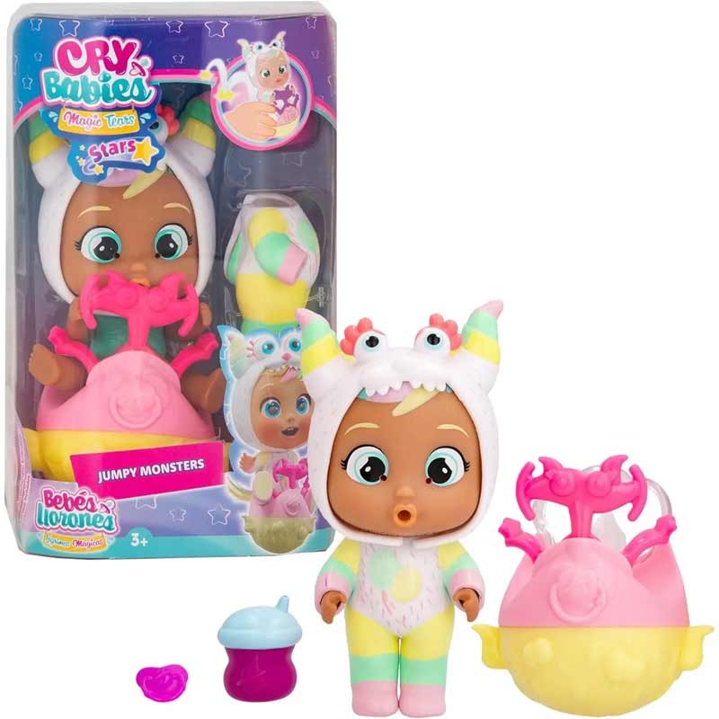 كراي بيبيز نونو الوحوش النطاطة دمية مع اكسسوارات CRY Babies