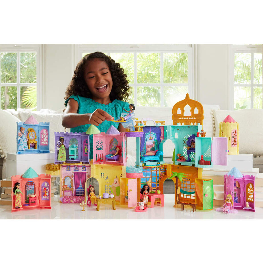 ديزني برينسس مفاجأة برج الأميرة متنوع بيوت الدمى Disney