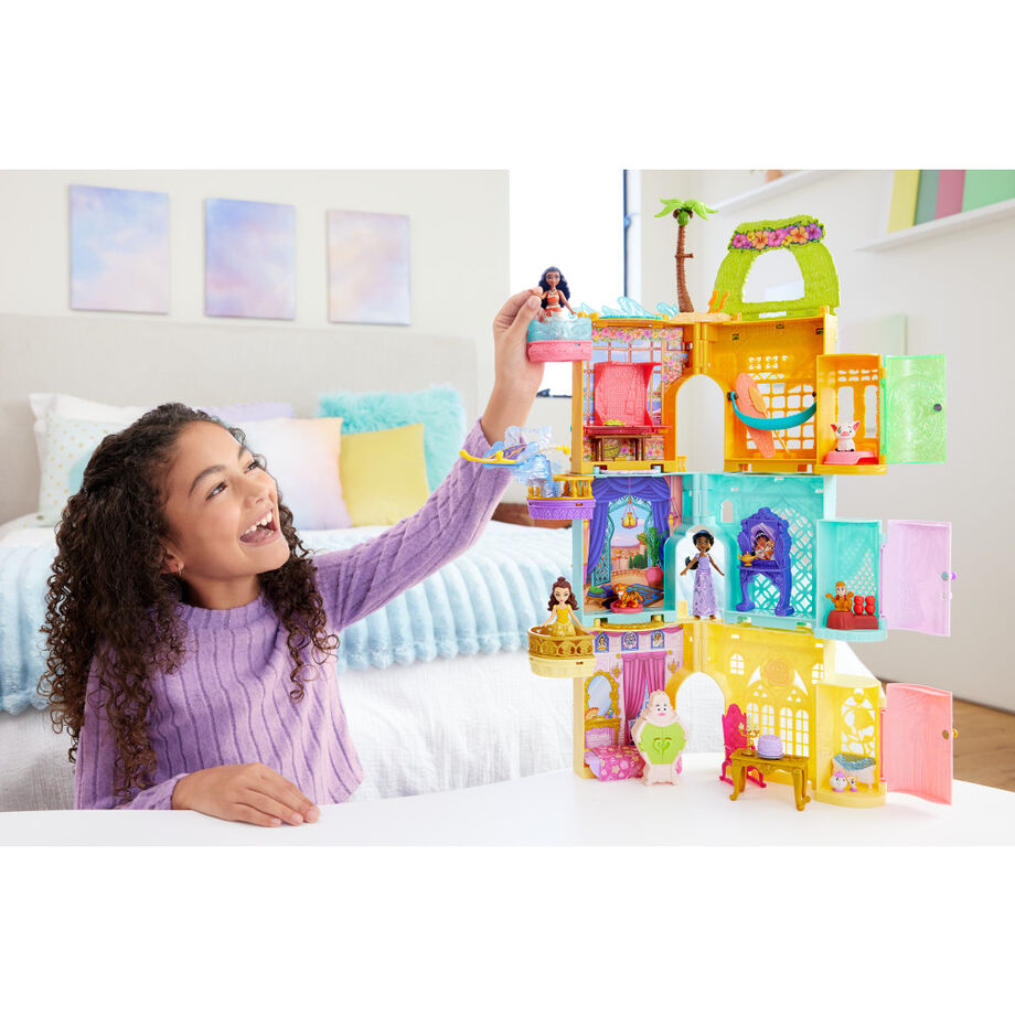 ديزني برينسس مفاجأة برج الأميرة متنوع بيوت الدمى Disney