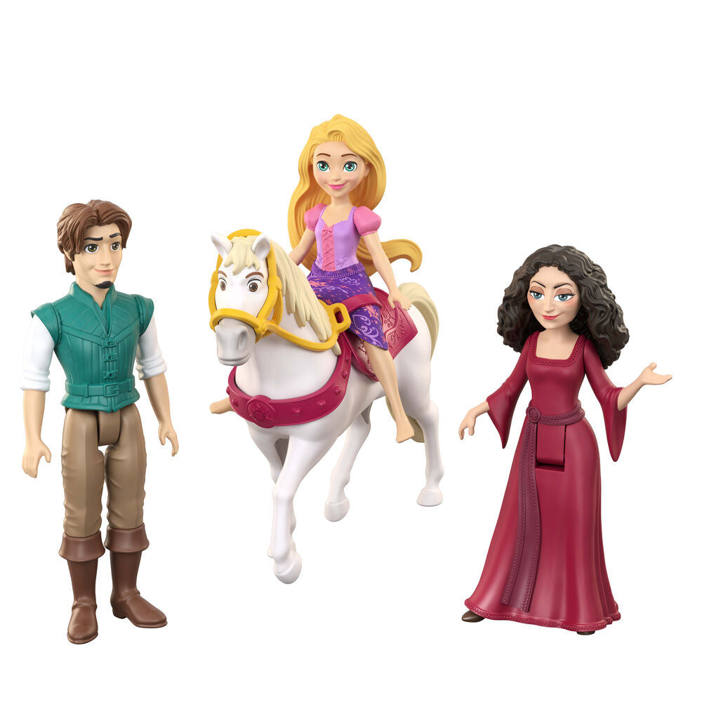 ديزني برينسيس رابونزل مجموعة من 4 شخصيات دمى الشخصيات Disney