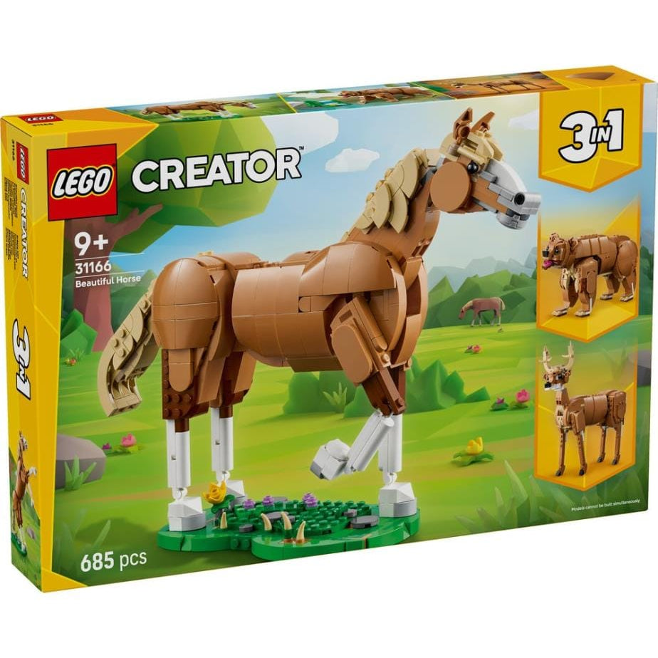 ليجو كريتور 31166 الحصان الجميل 3 في 1 مكعبات التركيب LEGO