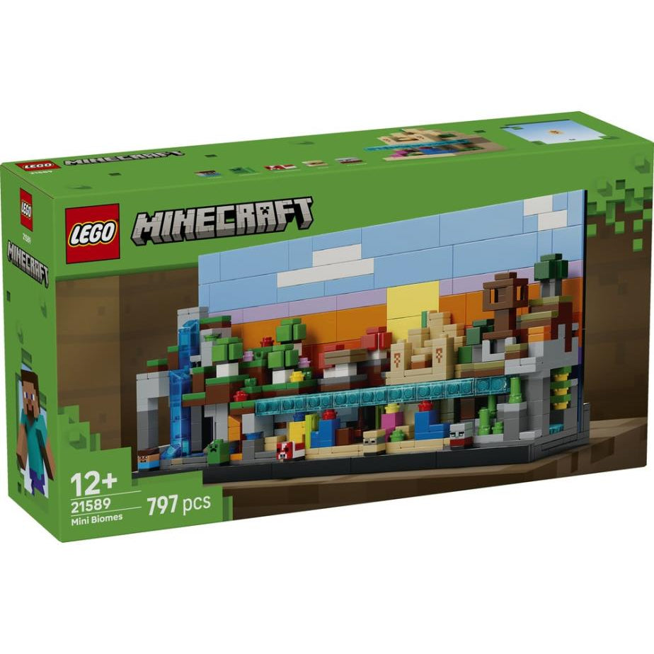 ليجو 21276 ماين كرافت ميني بيومز للألعاب والفنون مكعبات التركيب LEGO