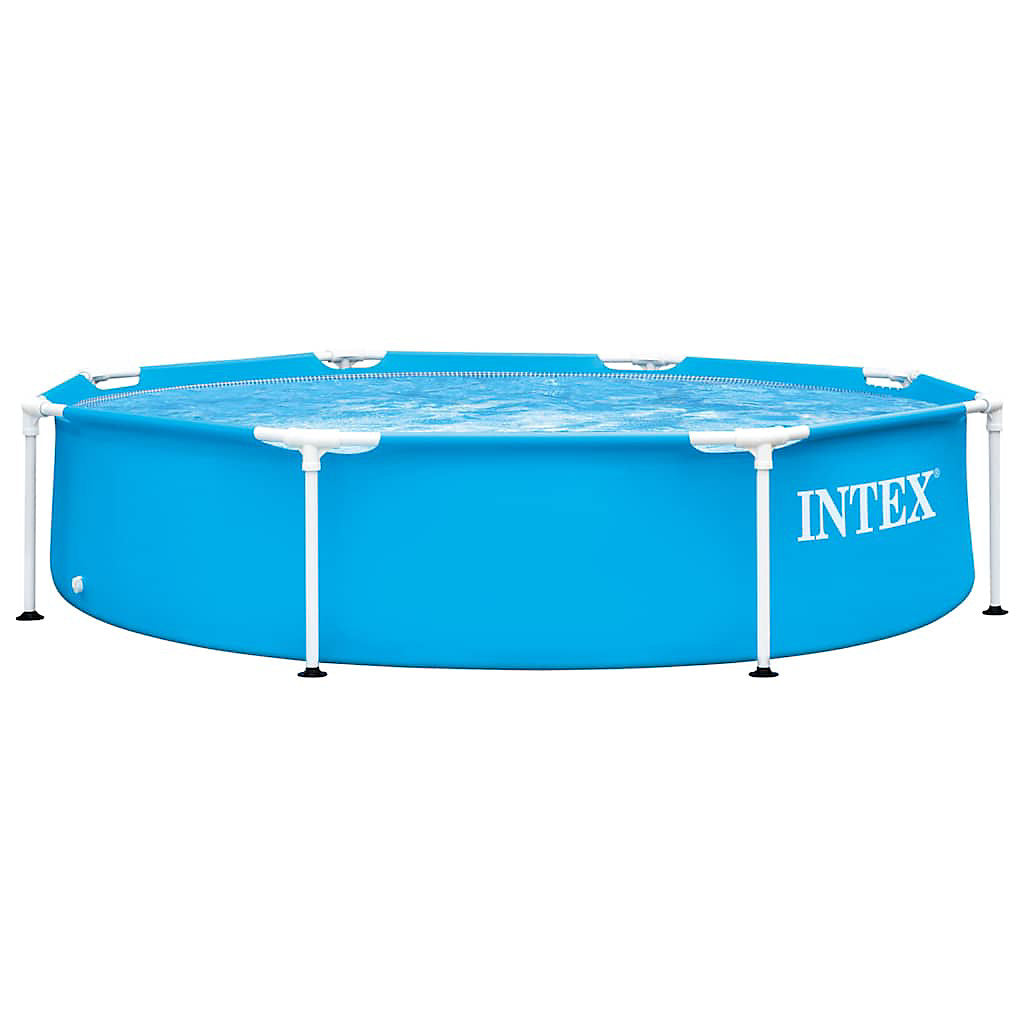 انتكس مسبح بإطار معدني مقاس 244سم المسابح الخارجية Intex