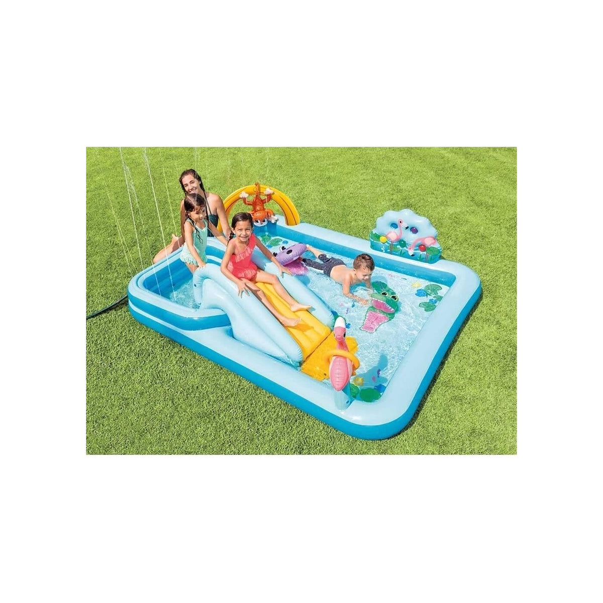 انتكس مسبح خارجي مغامرة الغابة قابل للنفخ المسابح الخارجية Intex