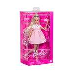 باربي دمية شعر أشقر مع فستان دمى الشخصيات Barbie