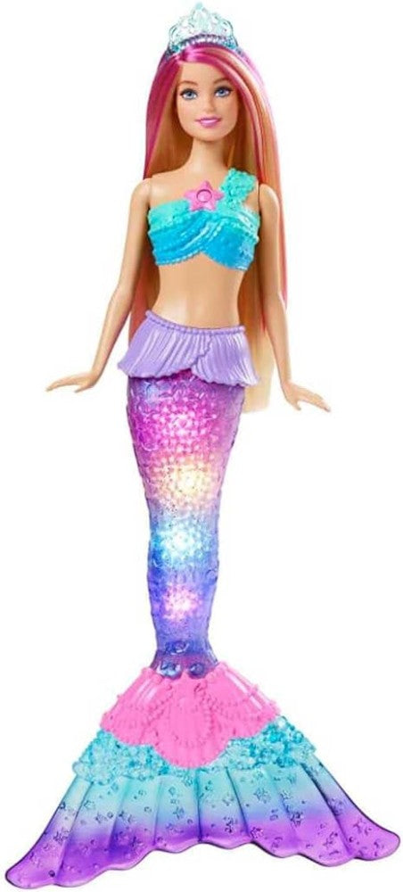 بابي دمية حورية البحر توينكل لايتس دريمتوبيا مضيئة دمى الشخصيات Barbie