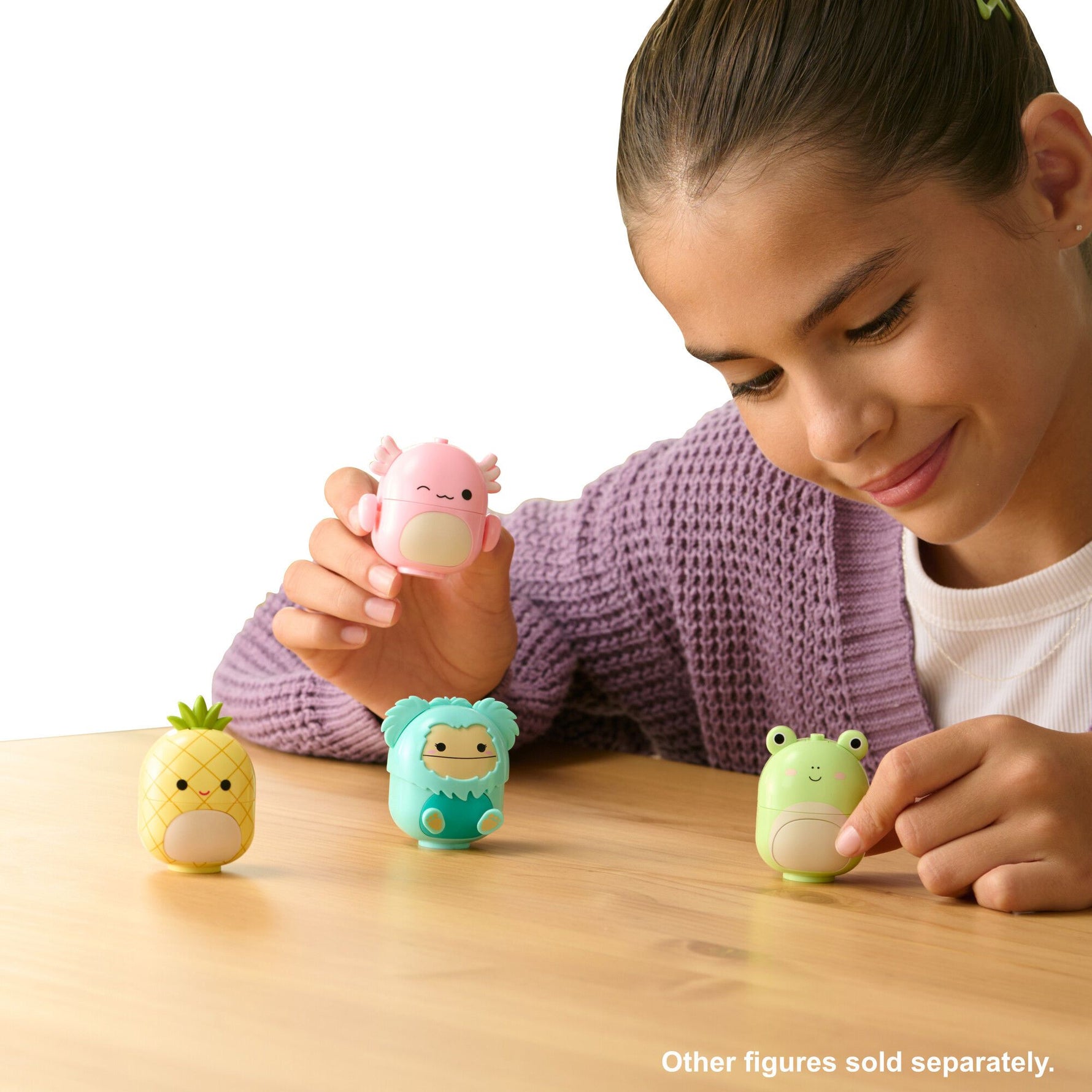 بيلدر مكعبات سكويشمالوز البقرة الأرجوانية مكعبات التركيب BLDR