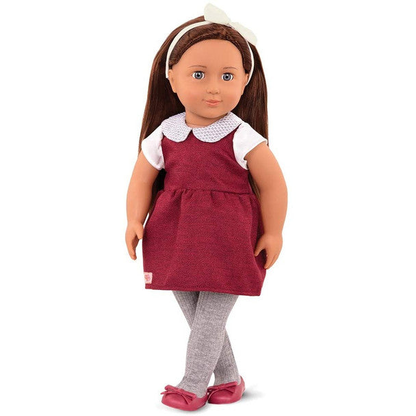 اور جينيريشن ميلانا مع ياقة لامعة دمية مع اكسسوارات Our Generation