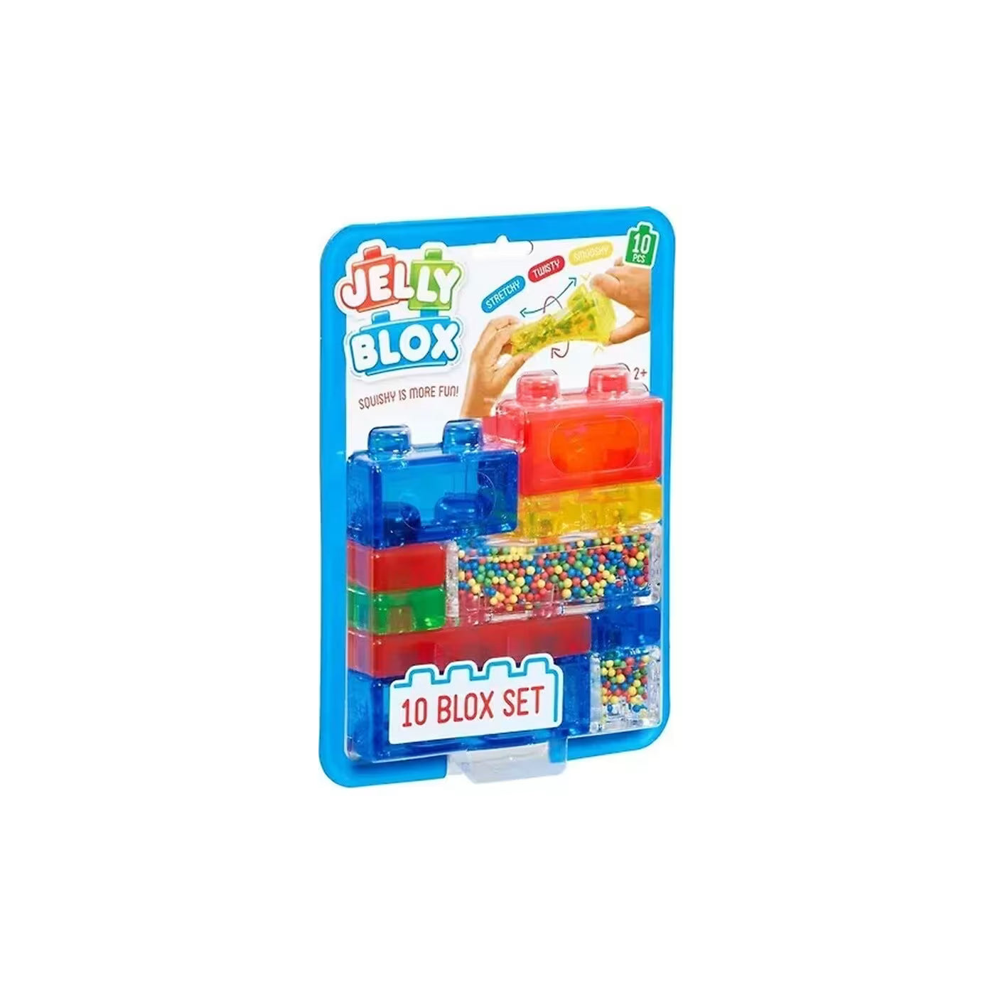 جيلي بلوكس مكعبات بناء 10 قطع المكعبات الكبيرة Jelly Blox