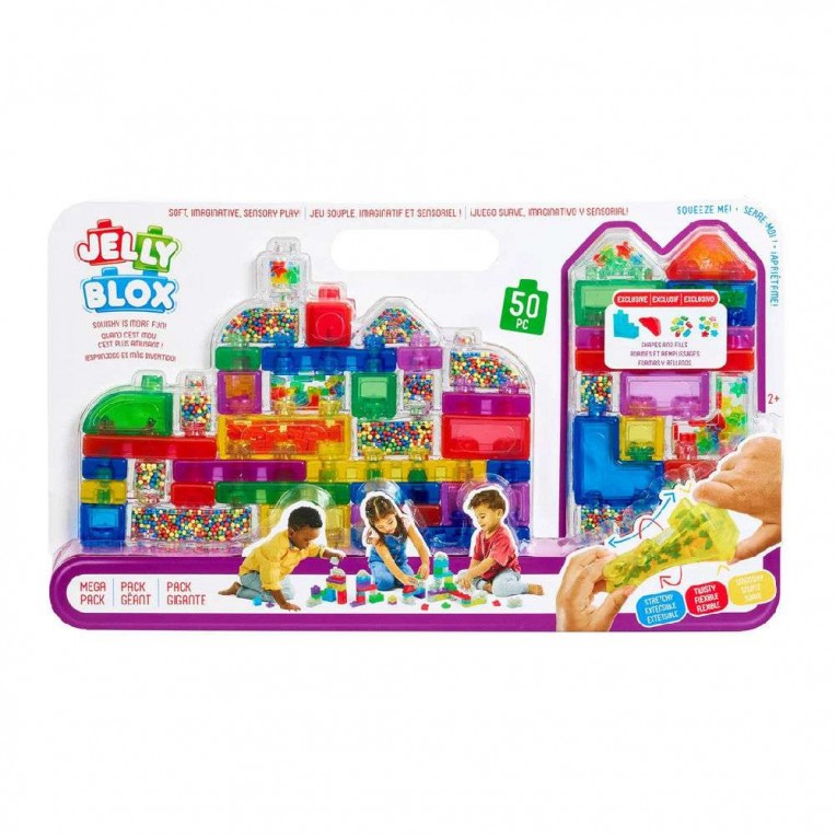 جيلي بلوكس مجموعة مكعبات ميجا مكعبات التركيب Jelly Blox