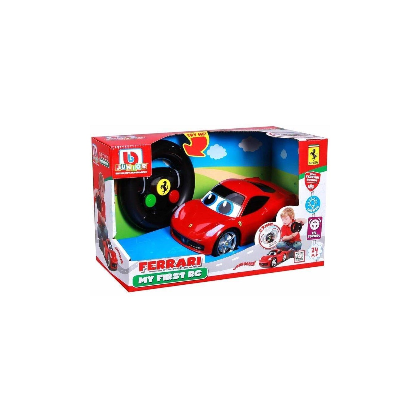بي بي جونيور سيارة فيراري الأولى ريموت كنترول السيارات ريموت كنترول Bburago