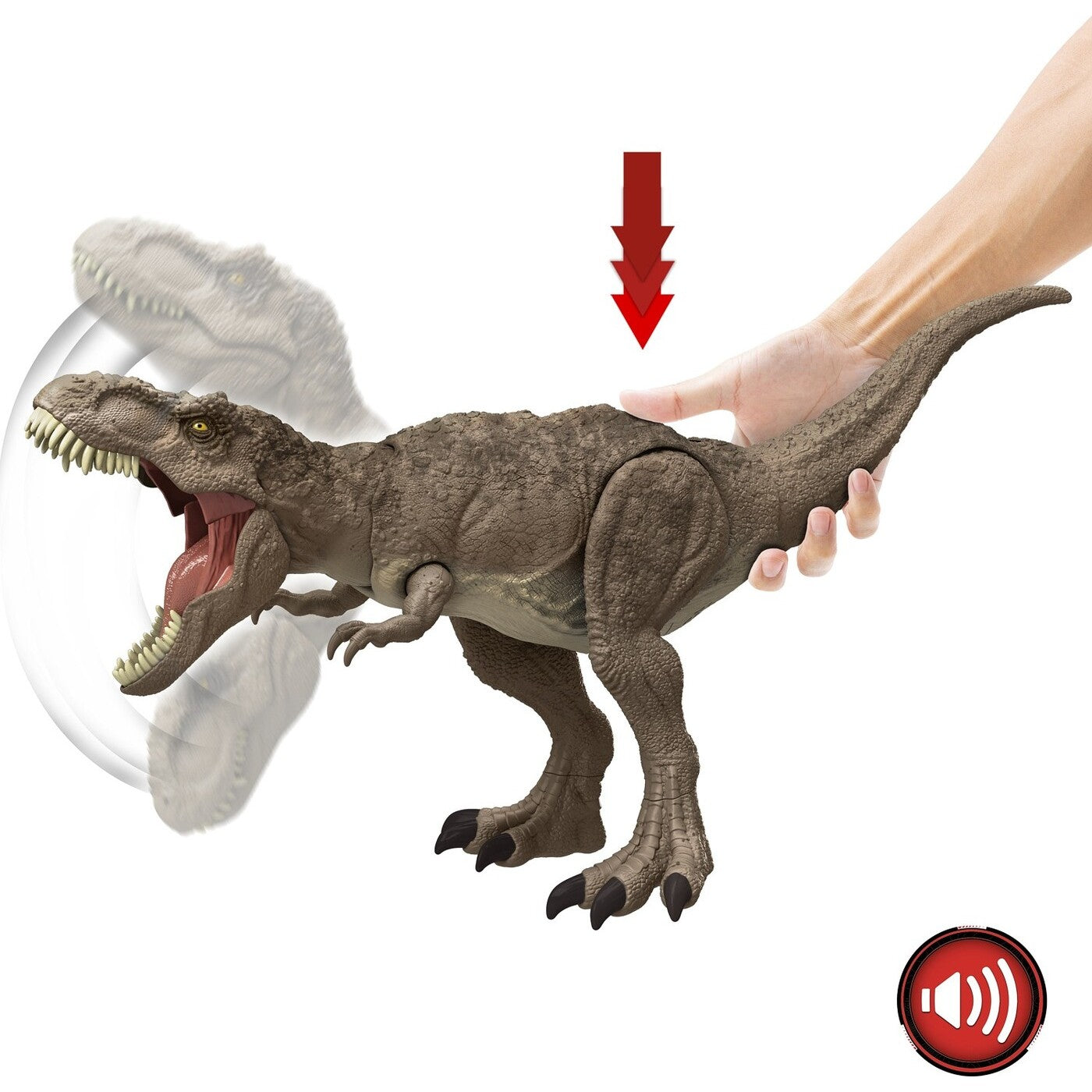 جوراسيك ورلد مجسم تيرانوصور ريكس مجسمات الحيوانات Jurassic World