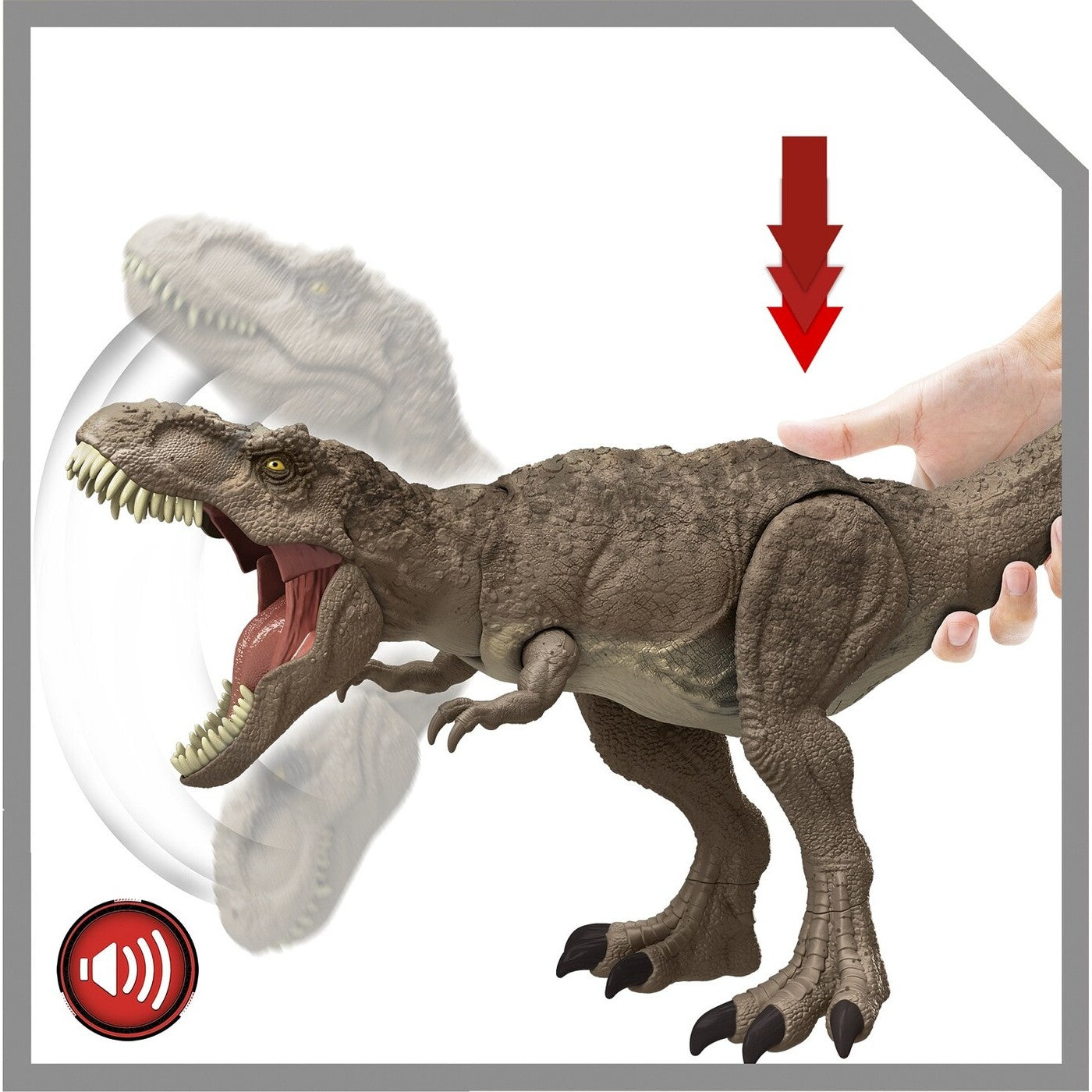 جوراسيك ورلد مجسم تيرانوصور ريكس مجسمات الحيوانات Jurassic World