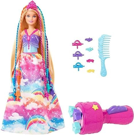 باربي دمية تصفيف الشعر برينسيس دريموبيا دمية مع اكسسوارات Barbie