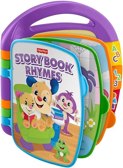 فيشر برايس كتاب قصة لاف اند ليرن باللغة الانجليزية مواليد تفاعلي Fisher-Price