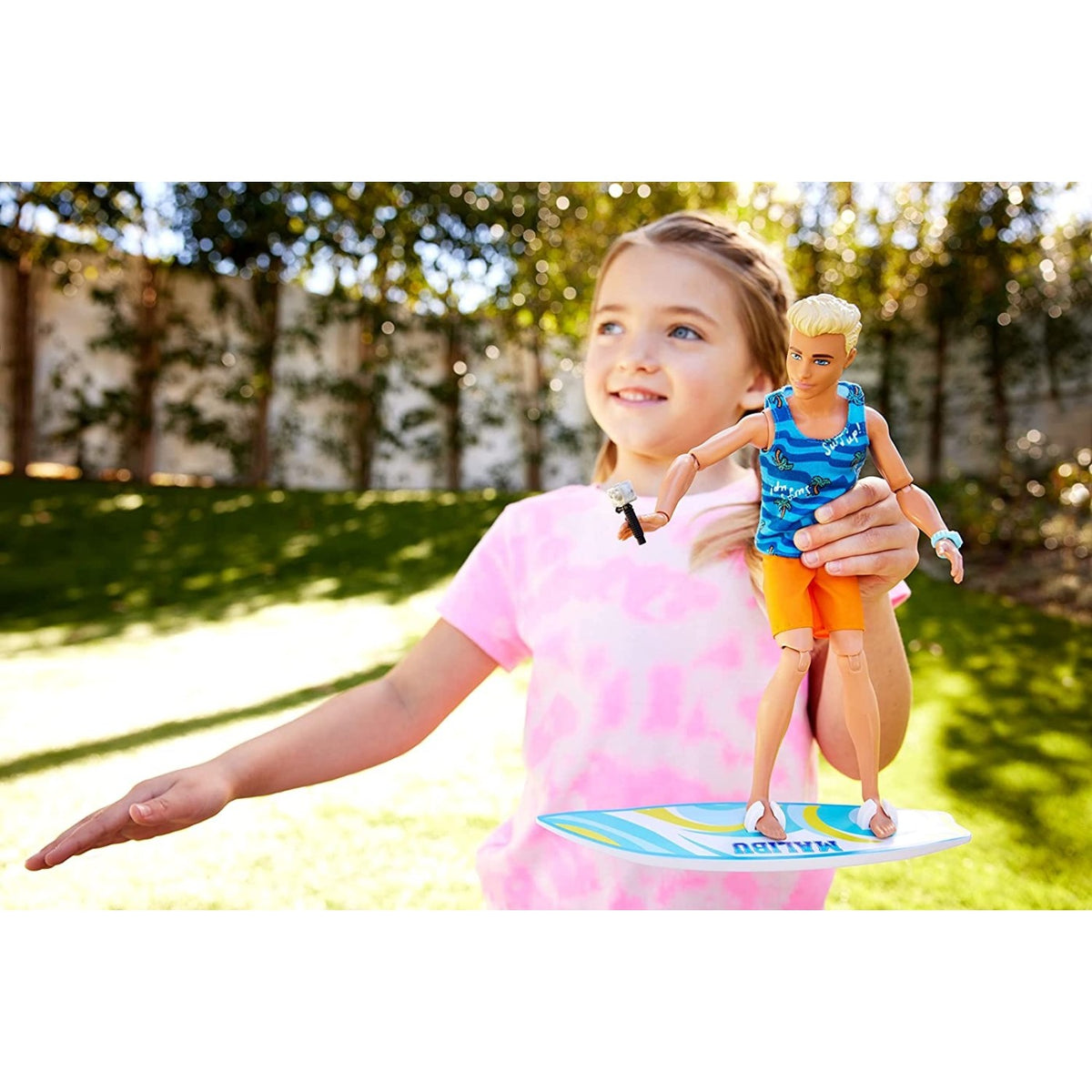 باربي دمية كين مع لوح ركوب الامواج دمية مع اكسسوارات Barbie
