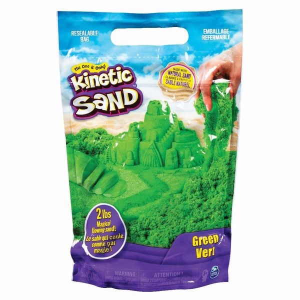 كينتك ساند حقيبة رمل اخضر تشكيل الرمل Kinetic SAND