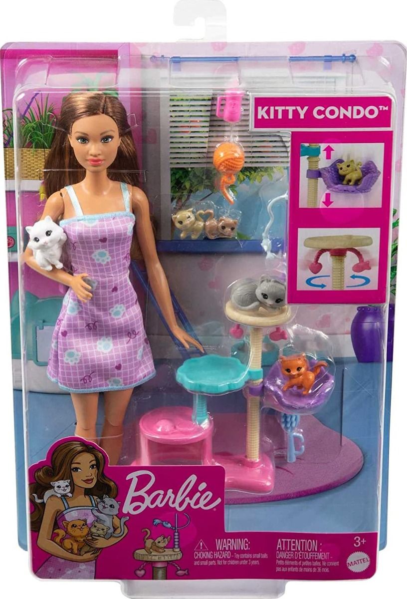 باربي دمية كيتي كوندو وحيوانات أليفة اكسسوارت الدمى Barbie