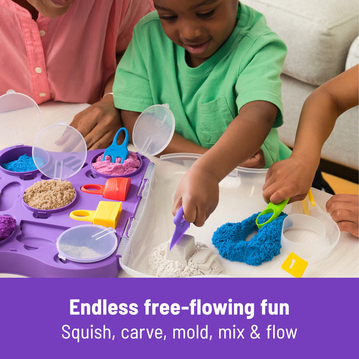 كينتيك ساند حقيبة استشعار الرمال الحركية تشكيل الرمل Kinetic SAND