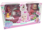 بيبي حبيبي طقم حوض استحمام مع دمية دمى المواليد Baby Habibi