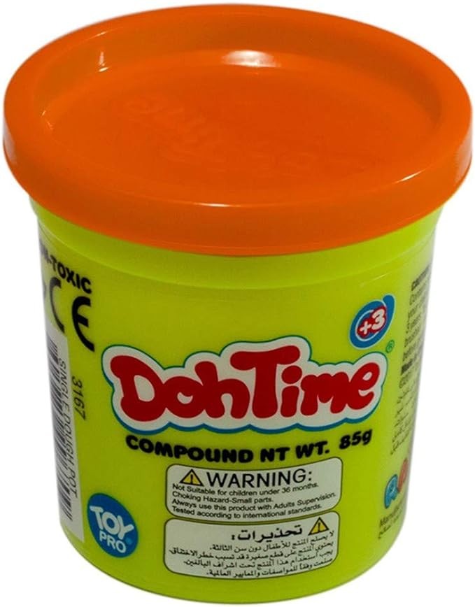 دوه تايم علبة صلصال الوان متنوعه الصلصال والمعجون DohTime