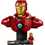ليجو 76327 مارفل تمثال نصفي للرجل الحديدي مكعبات التركيب LEGO