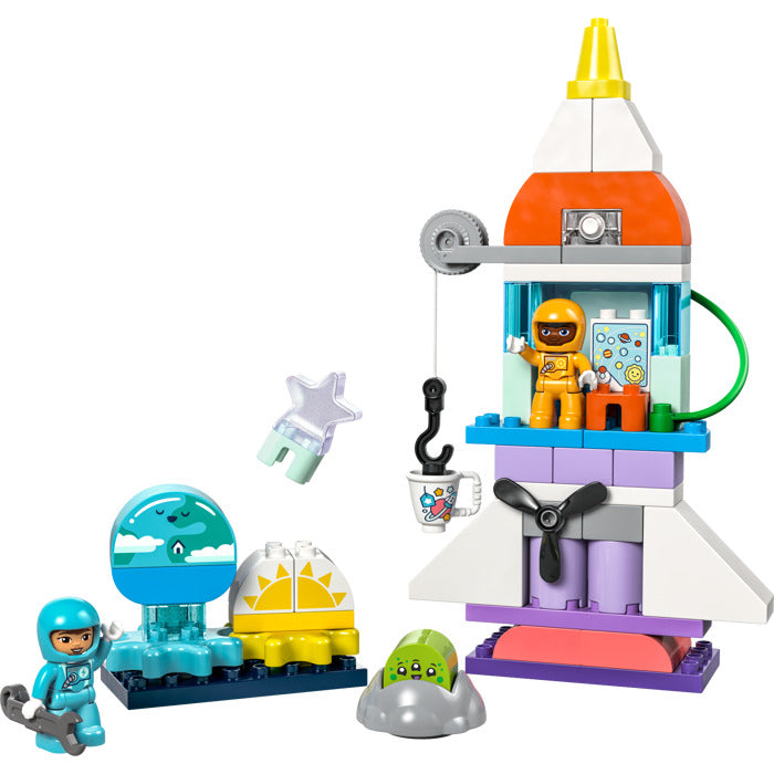 ليجو دبلو بناء مكوك الفضاء 3 في 1 مكعبات التركيب LEGO