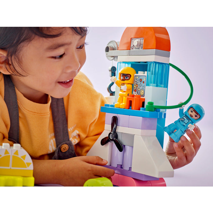 ليجو دبلو بناء مكوك الفضاء 3 في 1 مكعبات التركيب LEGO