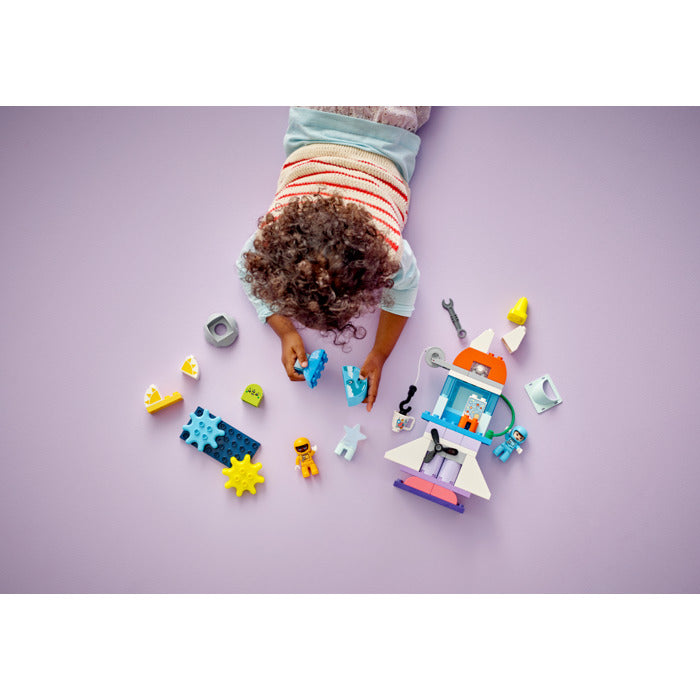 ليجو دبلو بناء مكوك الفضاء 3 في 1 مكعبات التركيب LEGO