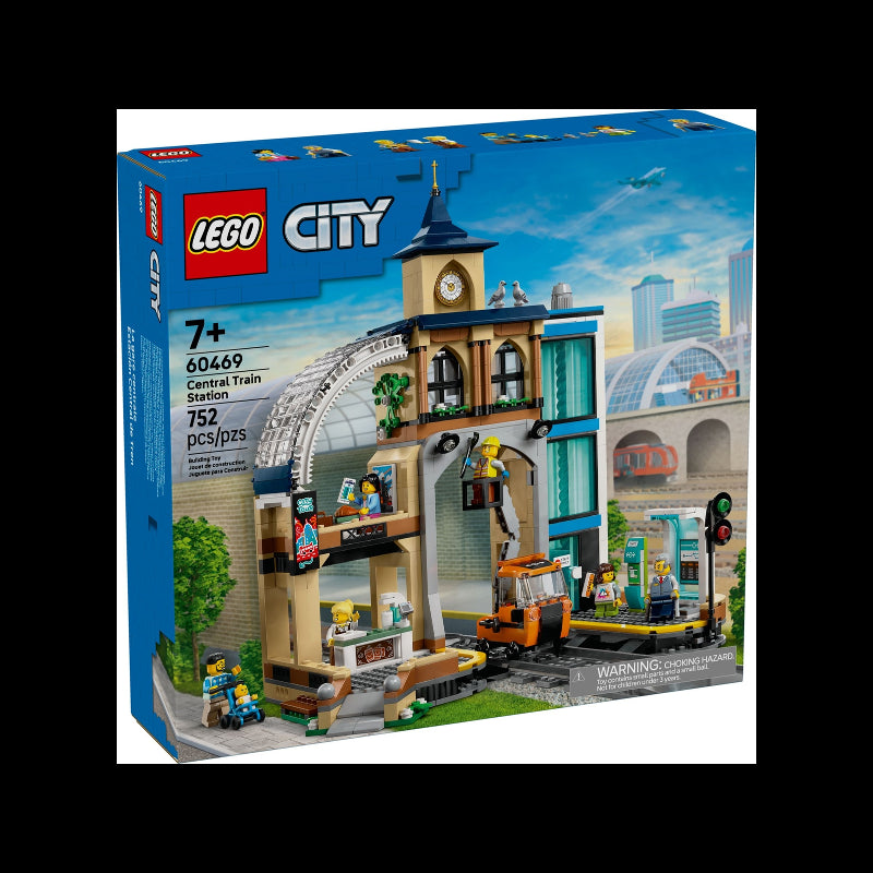 ليجو 60469 سيتي مركز محطة القطار مكعبات التركيب LEGO