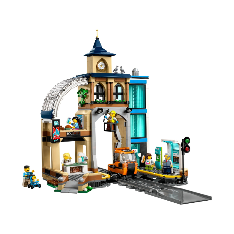 ليجو 60469 سيتي مركز محطة القطار مكعبات التركيب LEGO
