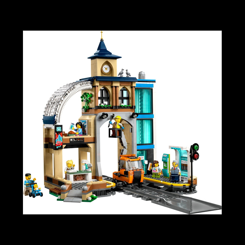 ليجو 60469 سيتي مركز محطة القطار مكعبات التركيب LEGO