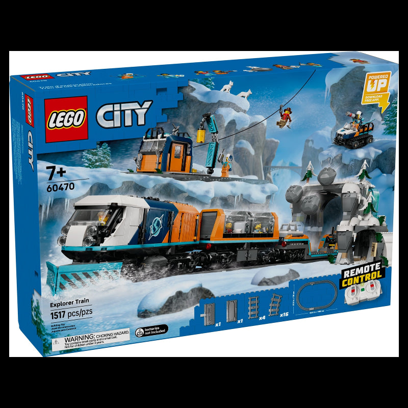 ليجو 60470 سيتي قطار القطب الشمالي مكعبات التركيب LEGO