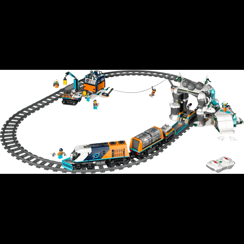 ليجو 60470 سيتي قطار القطب الشمالي مكعبات التركيب LEGO