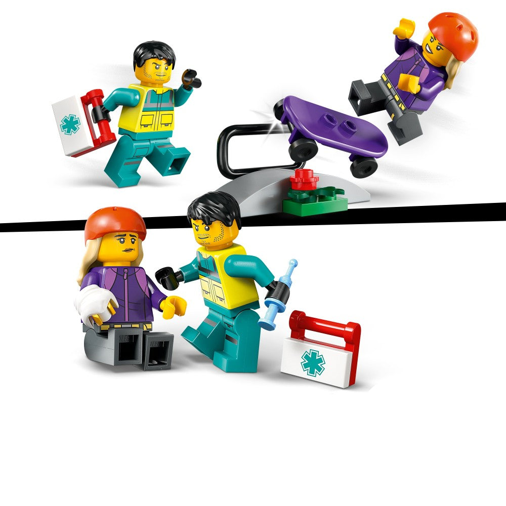 ليجو سيتي 60451 سيارة الاسعاف مكعبات التركيب LEGO