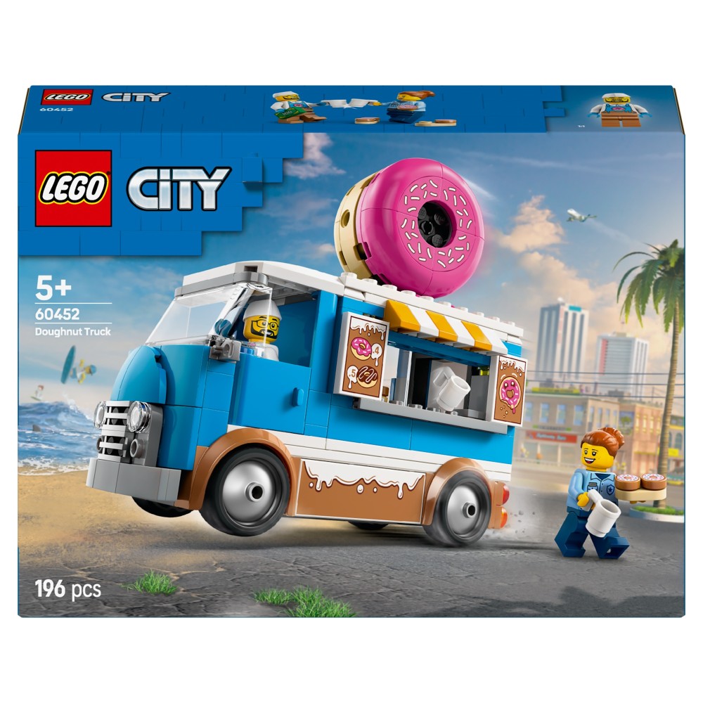 ليجو سيتي 60452 عربة الدونات مكعبات التركيب LEGO