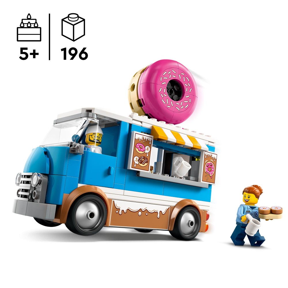 ليجو سيتي 60452 عربة الدونات مكعبات التركيب LEGO