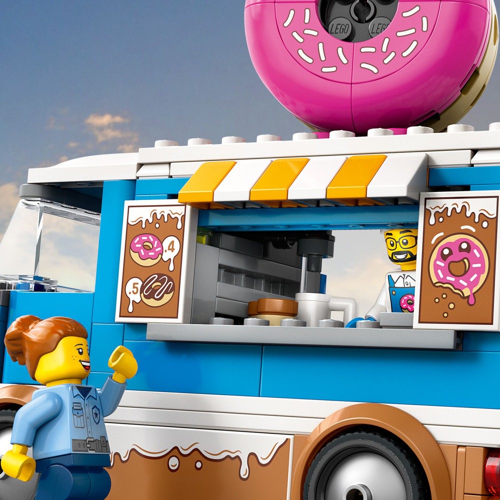 ليجو سيتي 60452 عربة الدونات مكعبات التركيب LEGO