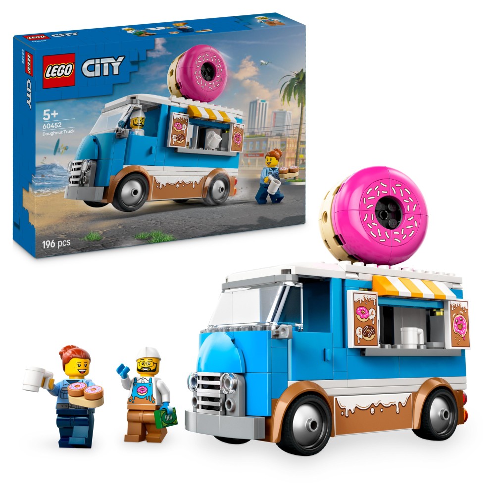 ليجو سيتي 60452 عربة الدونات مكعبات التركيب LEGO