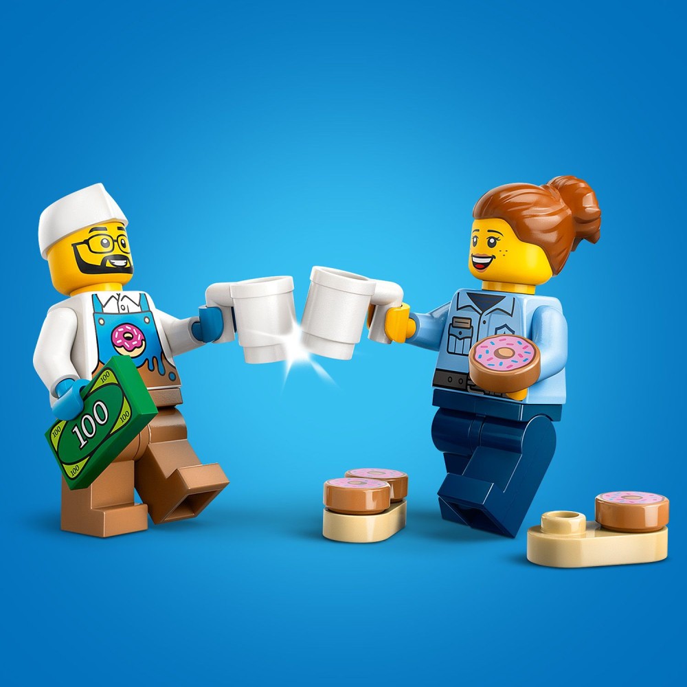 ليجو سيتي 60452 عربة الدونات مكعبات التركيب LEGO