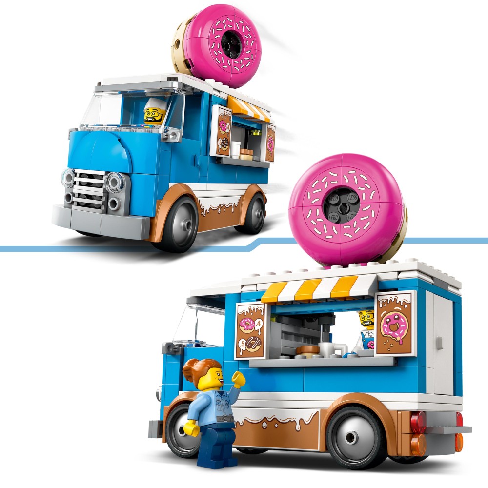 ليجو سيتي 60452 عربة الدونات مكعبات التركيب LEGO